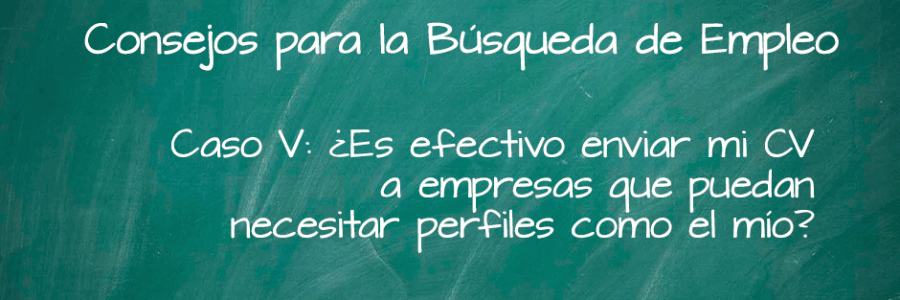 ¿Puedo enviar voluntariamente mi CV a empresas?