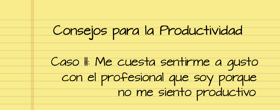 Productividad caso II